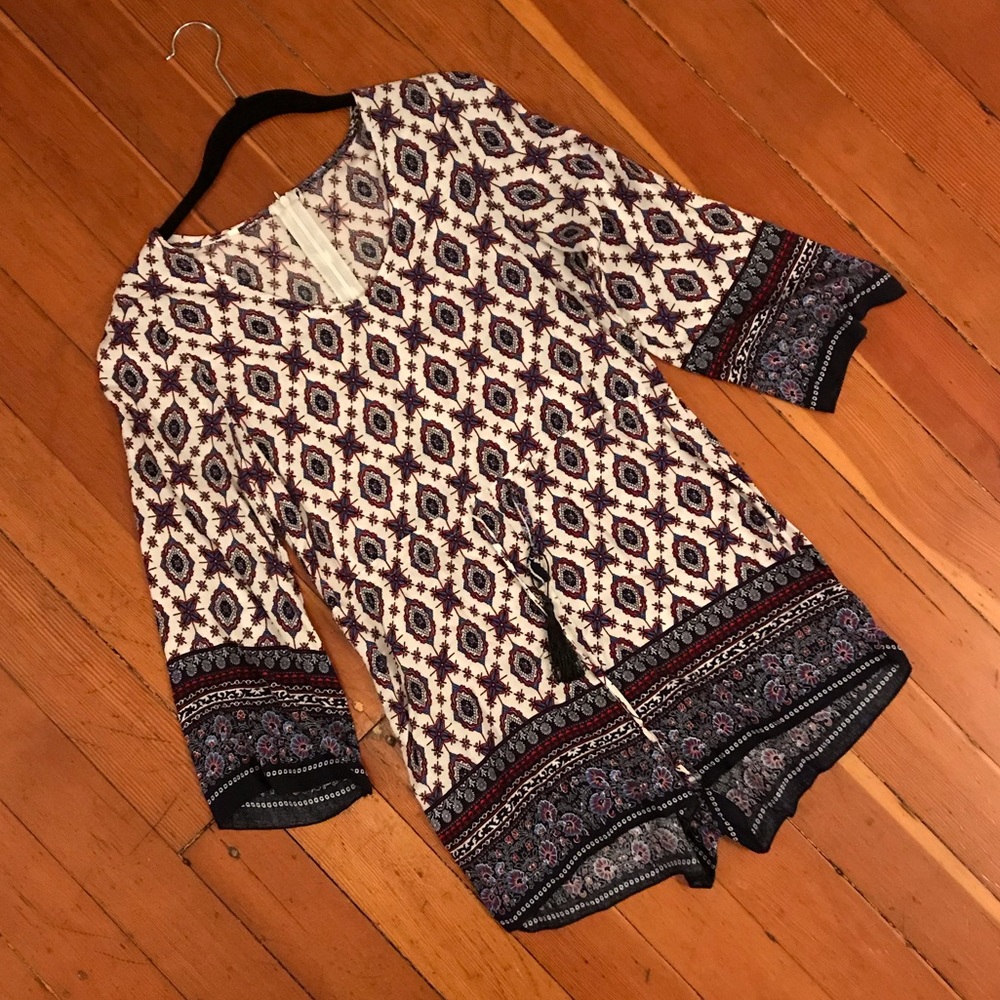 Patterned Romper / Jumpsuit Womens US S